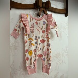 Monica + Andy floral outfit